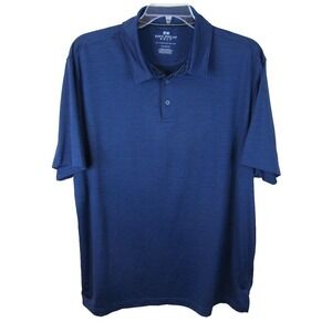 RW Rorie Whelan Short Sleeve Navy Blue Performance Golf‎ Polo Shirt Men's XXL